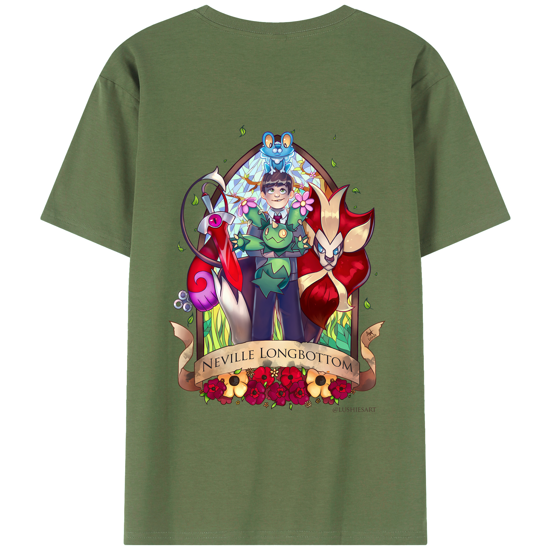 （画像用） Harry Potter ハリー・ポッターシリーズ 綿100％ メンズ半袖Tシャツ（バックプリント） 通気性